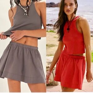 FREE PEOPLE Free-est Milani 2 skirt and 2 tank top sets Size Large NWT